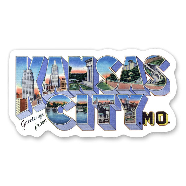 Greetings from Kansas City Missouri Sticker