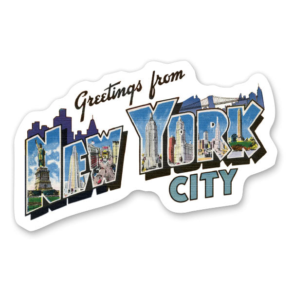 Greetings from New York City Sticker