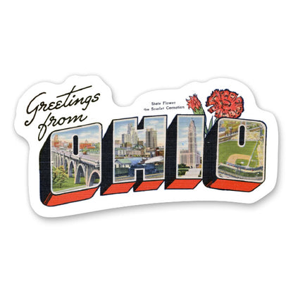 Greetings from Ohio Sticker