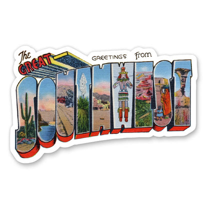 Greetings from the Great Southwest Sticker