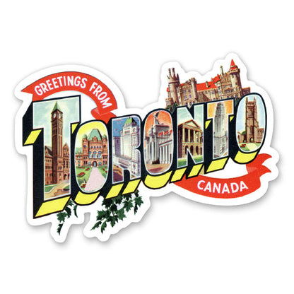 Greetings from Toronto Canada Sticker
