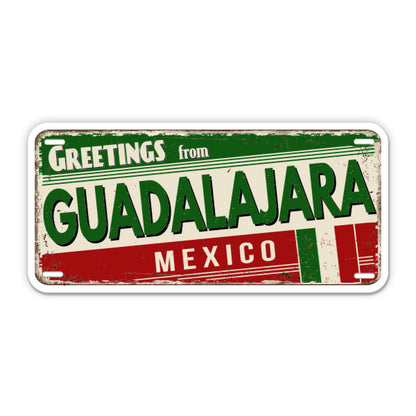 Greetings from Guadalajara Mexico Sticker