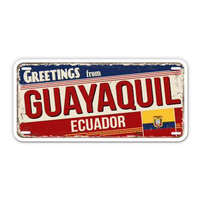 Greetings from Guayaquil Ecuador Sticker