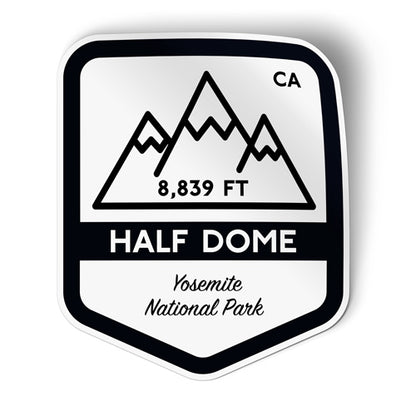 Half Dome Yosemite Sticker
