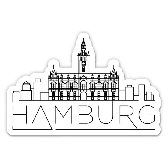 Hamburg Germany Sticker