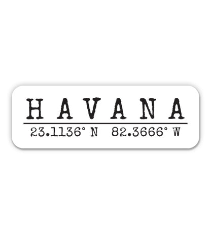 Havana Cuba Sticker