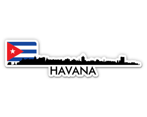 Havana Cuba Skyline  Sticker