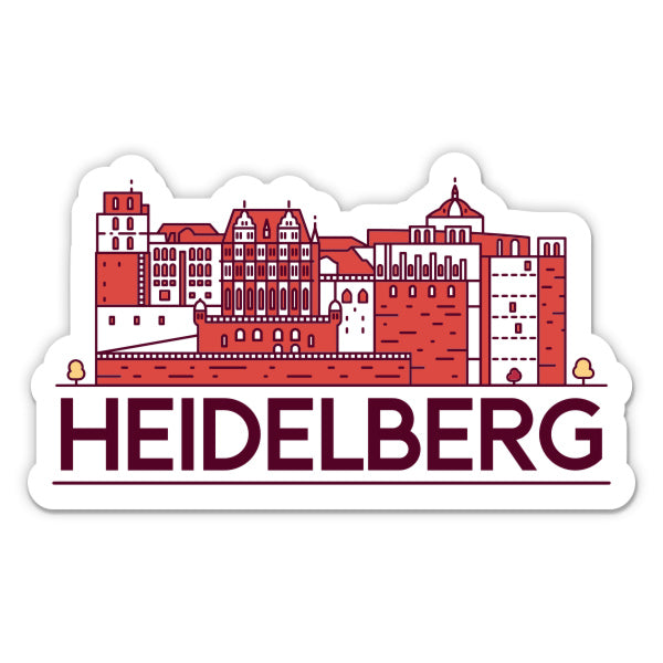 Heidelberg Germany Sticker