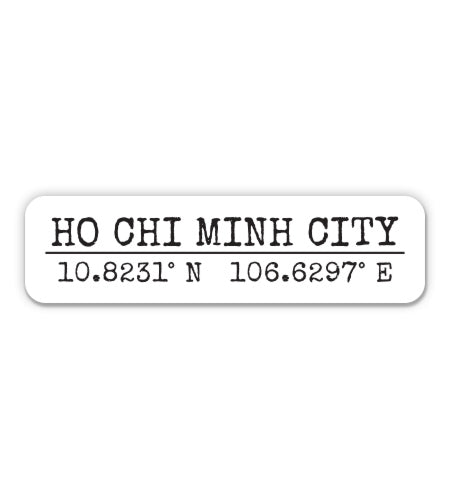 Ho Chi Minh City Vietnam Sticker