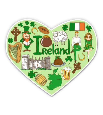 Ireland Travel Sticker