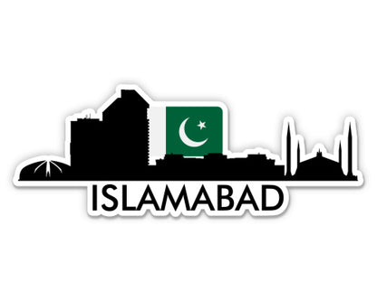 Islamabad Pakistan Skyline  Sticker