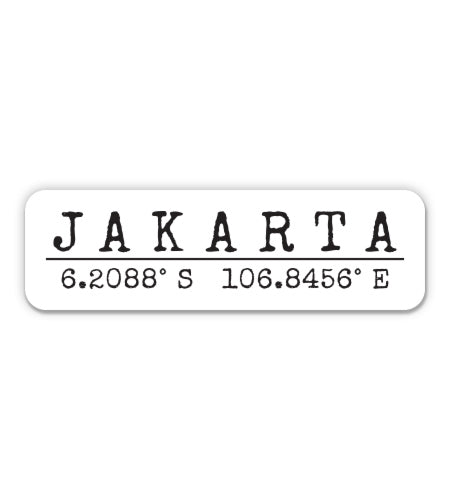 Jakarta Indonesia Sticker