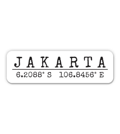 Jakarta Indonesia Sticker
