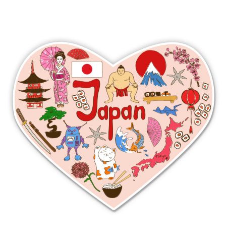 Japan Travel Sticker