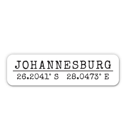Johannesburg South Africa Sticker