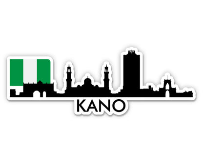 Kano Nigeria Skyline  Sticker