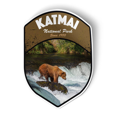Katmai National Park Sticker