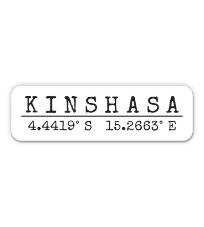 Kinshasa Congo Sticker