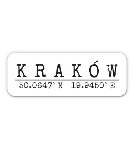 Krakow Poland Sticker
