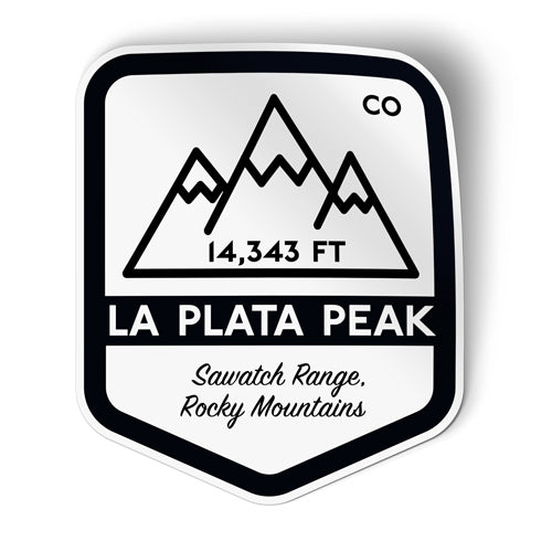 La Plata Peak  Sticker