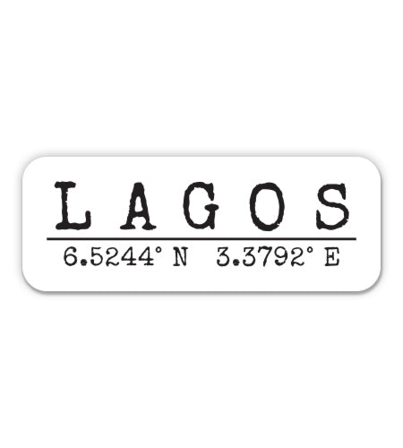 Lagos Nigeria Sticker