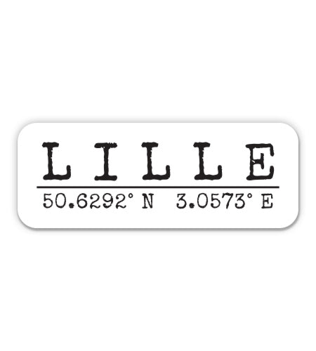 Lille France Sticker