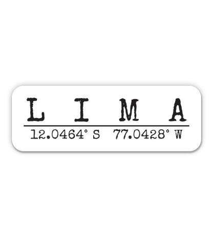 Lima Peru Sticker