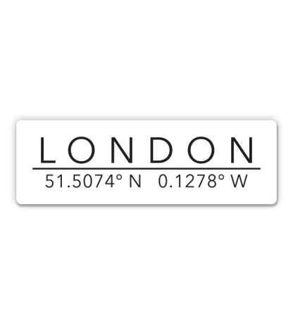 London United Kingdom Sticker