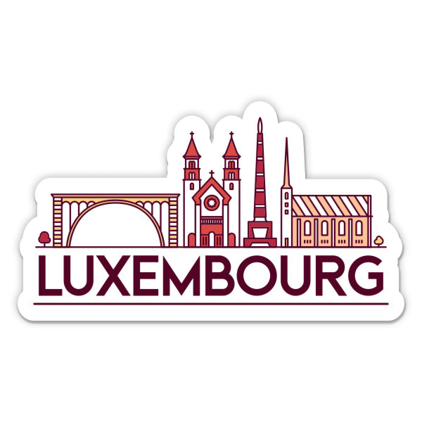 Luxembourg Sticker