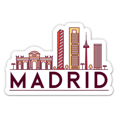Madrid Spain Sticker