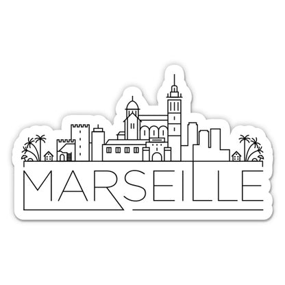 Marseille France Sticker