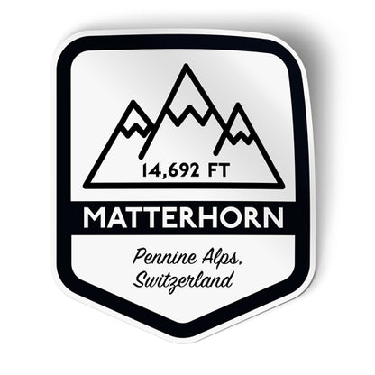 Matterhorn Alps Sticker