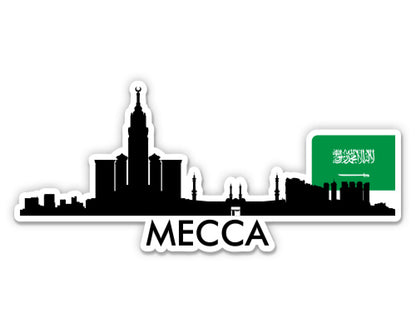 Mecca Saudi Arabia Skyline  Sticker