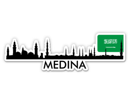 Medina Saudi Arabia Skyline  Sticker