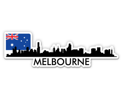 Melbourne Australia Skyline  Sticker