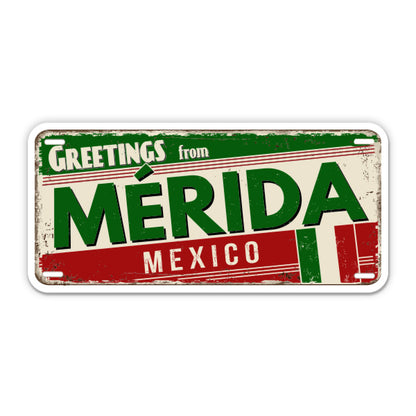 Greetings from Merida Mexico Sticker