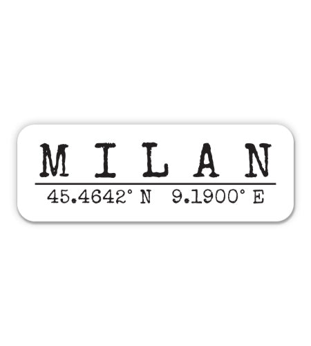 Milan Italy Sticker