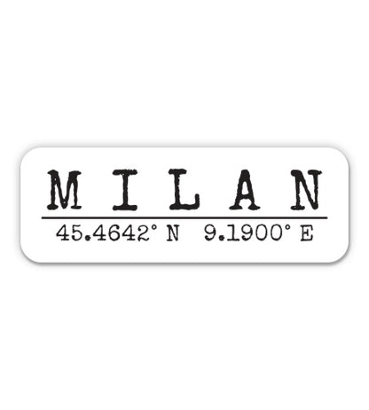 Milan Italy Sticker