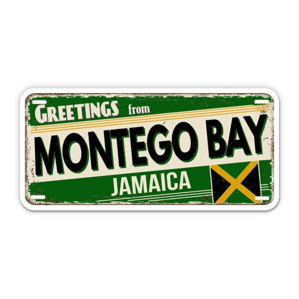 Greetings from Montego Bay Jamaica Sticker