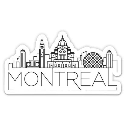 Montreal Canada Sticker