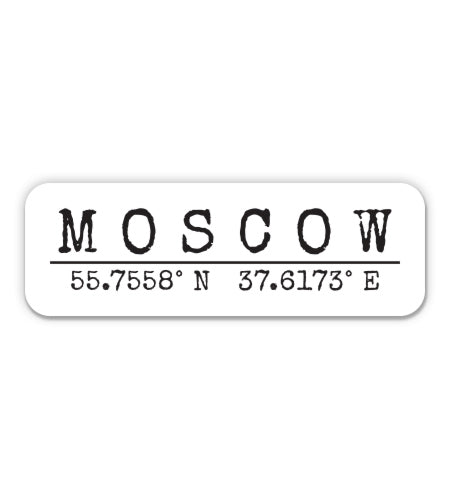 Moscow Russia Sticker
