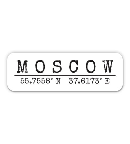 Moscow Russia Sticker