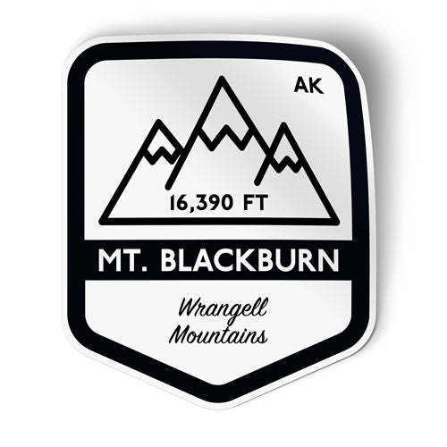 Mount Blackburn Alaska Sticker
