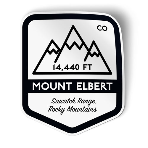 Mount Elbert Colorado Sticker