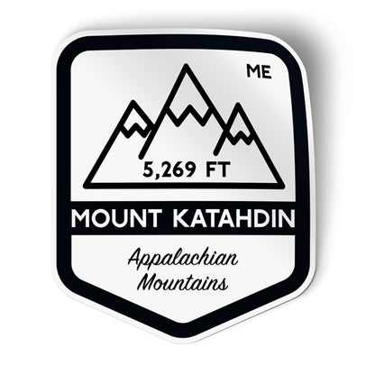Mount Katahdin Maine Sticker
