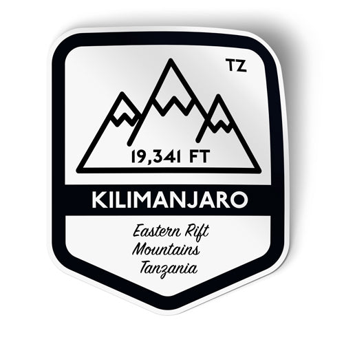 Mount Kilimanjaro Tanzania Sticker
