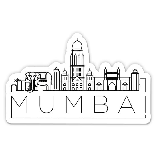 Mumbai India Sticker