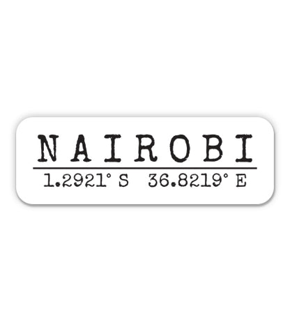Nairobi Kenya Sticker
