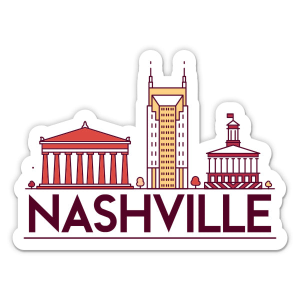Nashville Tennessee Sticker