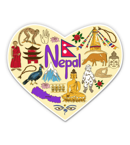 Nepal Travel Sticker